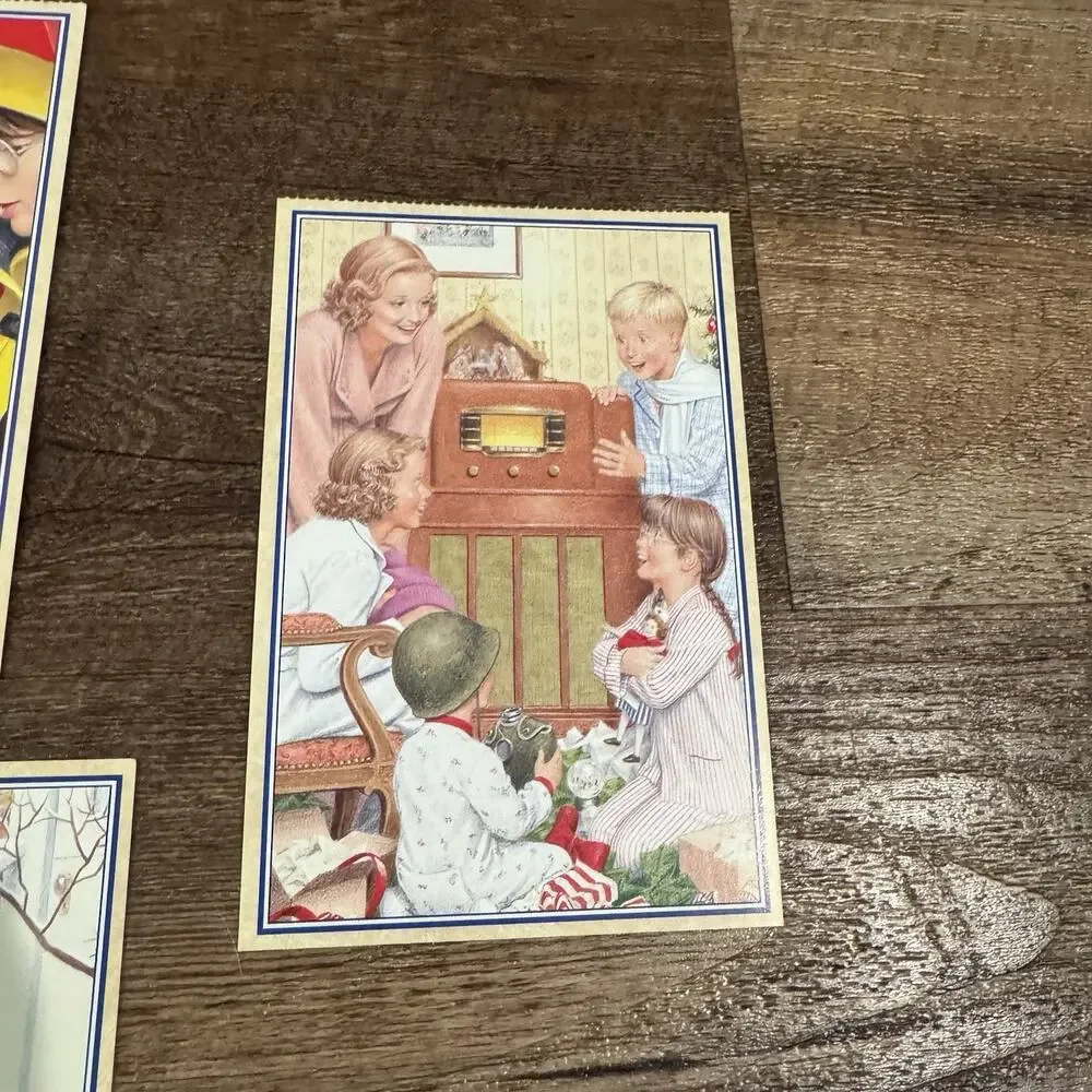 Vintage 1996 American Girls Collection Molly Postcards Hula Bottlecaps Christmas